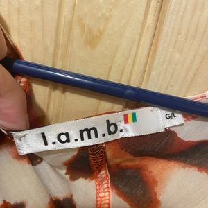 L.A.M.B. Sheer Blouse Size Large